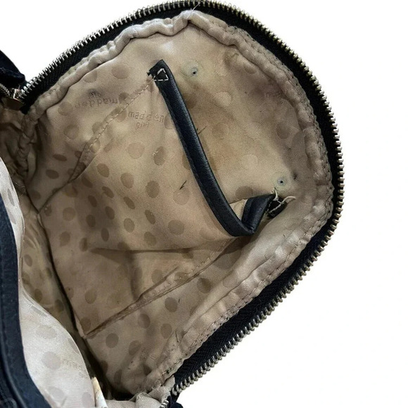 Madden Girl Black Velvet Mini Backpack - Picture 6 of 8